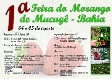 A MÓDULO RURAL CONVIDA PARA A 1A. FEIRA DO MORANGO